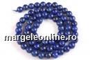 Lapis lazuli, round, 6mm