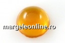 Cabochon chihlimbar natural, grad A, rotund, 6mm