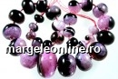 Natural agate, druzy quartz geode, pink, round donnuts, 12-30mm