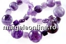 Mix amethyst,  cube and round disc