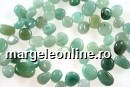 Green aventurine, free form nugget, 12-14mm