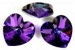 Swarovski, pandantiv inima, heliotrope, 14mm - x2