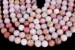 Margele opal roz, rotund, 8mm