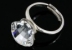 Swarovski, fancy scoica, silver night, 14mm - x1