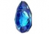 Swarovski, pandantiv picatura, bermuda blue, 9mm - x2