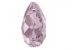 Swarovski, pandantiv picatura, light amethyst, 9mm - x2