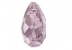 Swarovski, drop pendant, light amethyst, 16mm - x1
