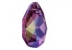 Swarovski, drop pendant, amethyst shimmer, 9mm - x2