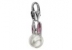 Swarovski, breloc Bubbly Bunny, white pearl - light rose,  22.5mm - x1