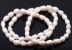 Bratara elastica din Perle de cultura albe 8-10mm