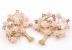 Brooch, Cherry Blossom with Crystals and Pearls, 4.9x4.9cm - x1