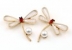 Brosa martisor, Libelula cu cristal si perla, 3.5x4cm - x1
