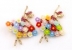Brosa martisor, Balerina cu flori si cristale, 5x3.5cm - x1