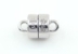 Incuietoare magnetica argint 925 placat cu rodiu, 9x5.5mm - x1