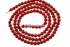 Margele Coral, rosu intens, rotund, 4.5mm