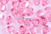 Swarovski, margele bicone, light rose, 4mm - x20