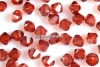 Swarovski, margele bicone, red magma, 4mm - x20