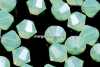 Swarovski, margele bicone, chrysolite opal, 4mm - x20