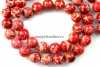 Sediment jasper, red, round, 8.5mm