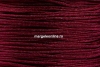 Snur matase pentru bratari, grena royal, 0.8mm - x5m