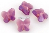 Swarovski, fluture, cyclamen opal, 6mm - x2