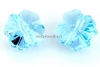 Swarovski, trifoi, aquamarine, 8mm - x2