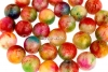 Margele jad, rotund, multicolor, 12.5mm