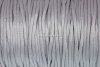 Snur satin, gri argintiu, 2mm - 5m