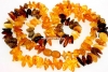 Baltic amber, necklace free form, 12-14mm