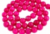 Jade, cyclam, faceted round, 6mm