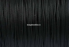 Bobina snur matase cerata pentru bratari, negru, 0.8mm - 160m