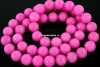 Jade, round, intense pink, 8mm
