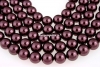 Perle Swarovski, burgundy, 8mm - x50