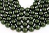 Perle Swarovski, dark green, 4mm - x100