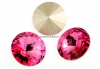 Swarovski, rivoli, rose, 6mm - x2