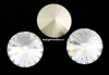 Swarovski, rivoli, crystal, 8mm - x2