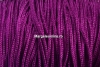 Snur matase pentru bratari, mov intens, 1mm - x30m