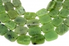 Nephrite jade, flat rectangle, 16x12mm