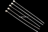 Ace cu bila, argint 925, 50x0.5mm - x10