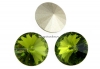 Swarovski, rivoli, olivine, 12mm - x2