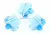 Swarovski, margele floare, aquamarine, 6mm - x4