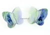 Swarovski, margele fluture, provence lavender-chrysolite, 8mm - x2
