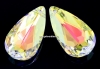 Swarovski, pandantiv picatura, aurore boreale, 24x12mm - x1