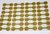 Etichete rotunde pentru bijuterii, bronz auriu - x28