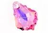 Swarovski, pandantiv baroque, light rose aurore boreale, 16mm - x1