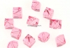 Swarovski, margele cub, light rose, 4mm - x2