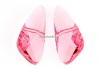 Swarovski, margele aripa, light rose, 23x10mm - x1