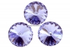 Swarovski, rivoli, provence lavender, 12mm - x2