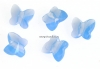 Swarovski, margele fluture, air blue opal, 6mm - x2