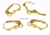Tortite cercei argint 925 placat cu aur, sistem click, 15mm- x1per